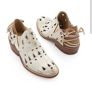 Musse & Cloud Coolise Laser Cut Leather Stud and Harness Detail Booties